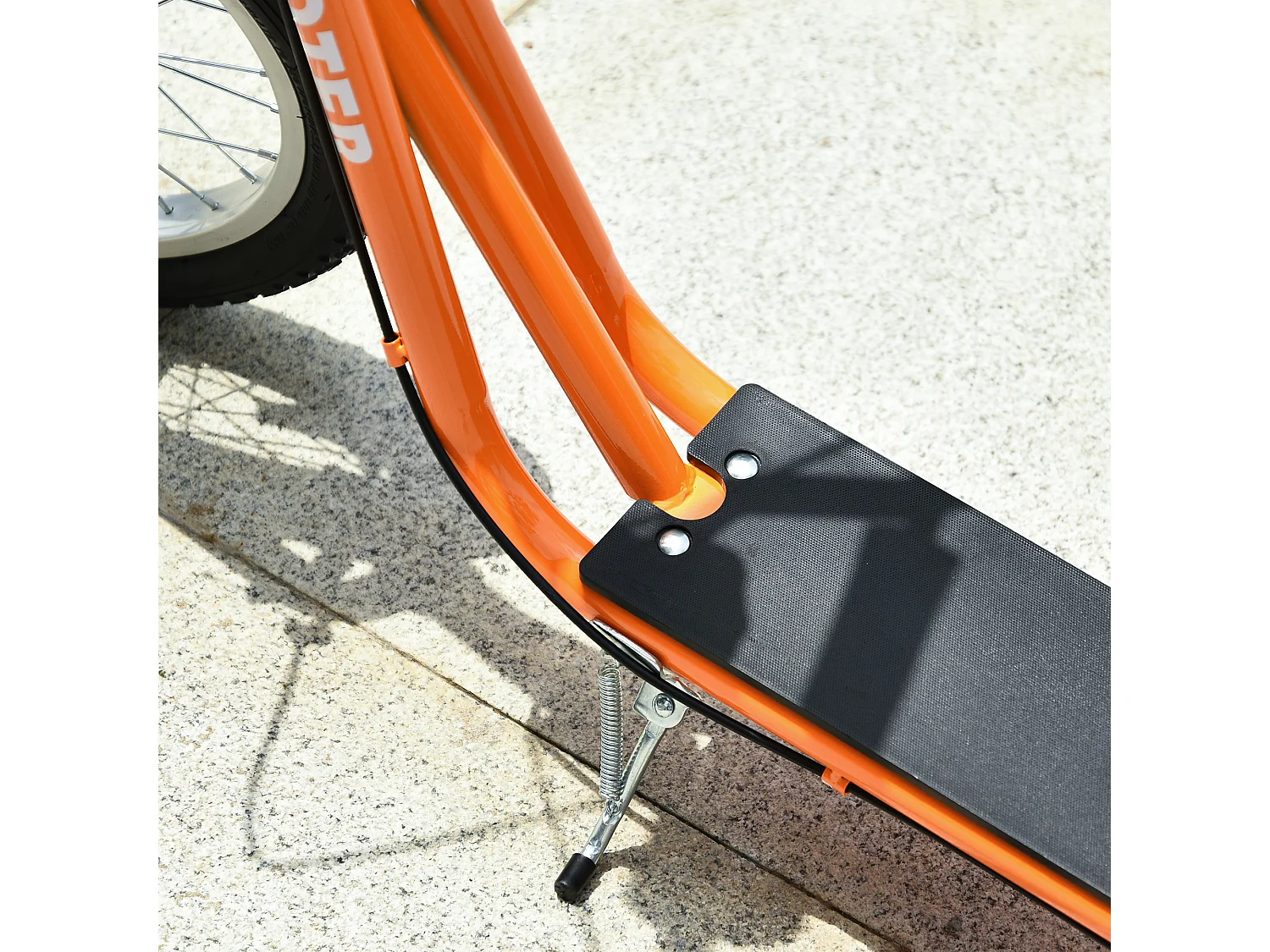 Patinete para niños naranja 139x58x96 cm HOMCOM