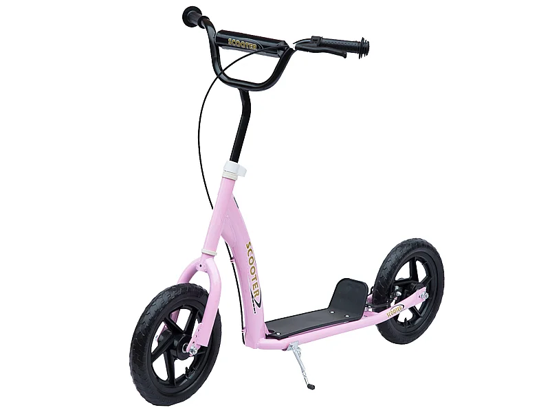 Patinete para niños rosa 120x52x88 cm HOMCOM