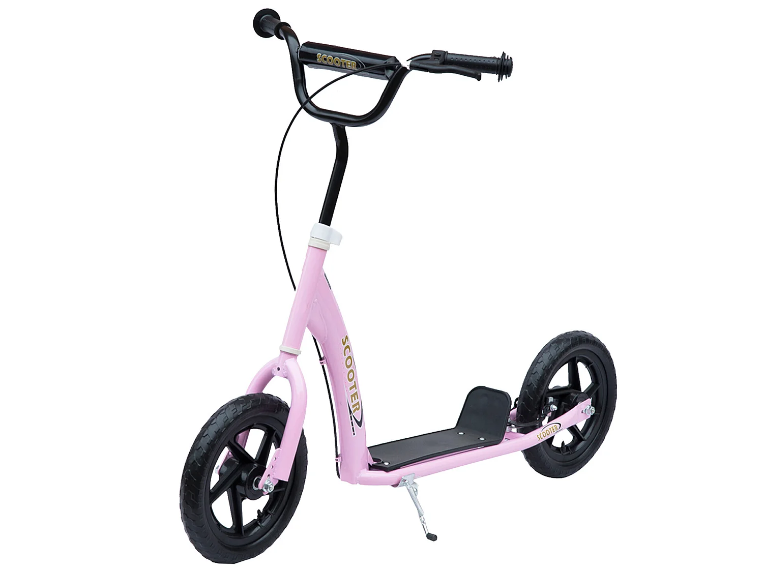 Patinete para niños rosa 120x52x88 cm HOMCOM