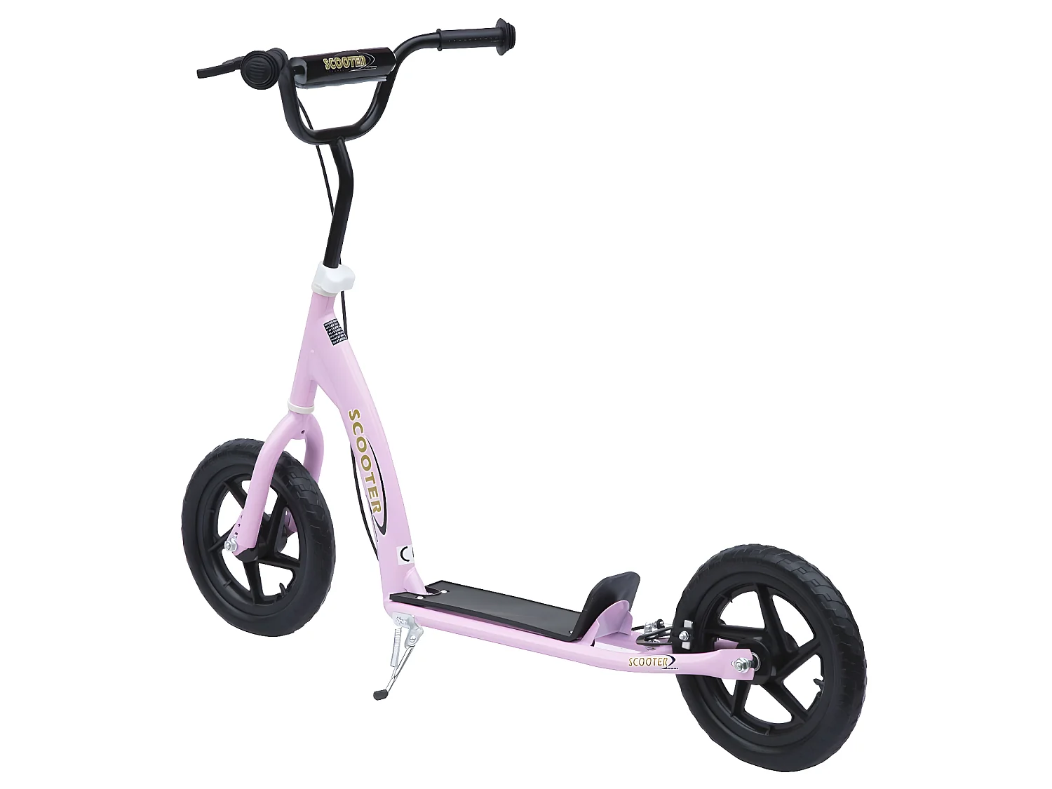 Patinete para niños rosa 120x52x88 cm HOMCOM