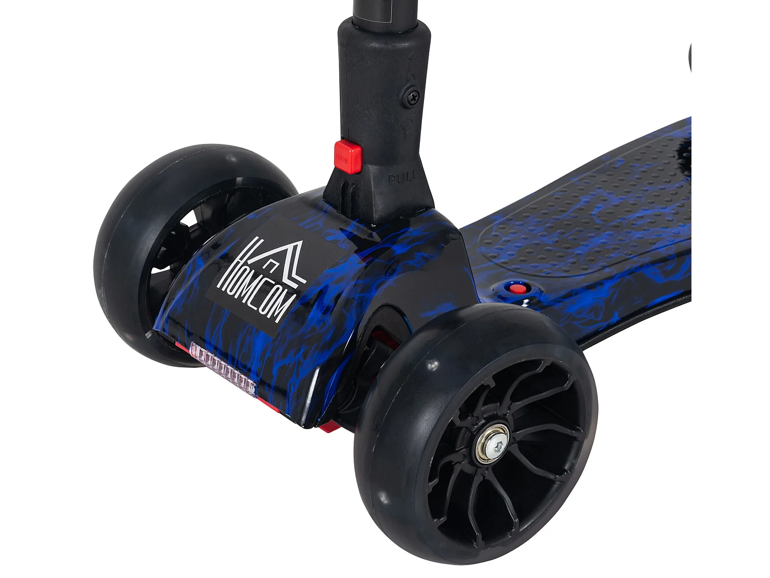 Patinete eléctrico azul 62x27x81 cm HOMCOM