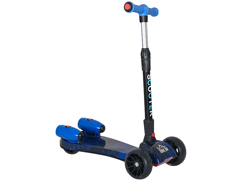 Patinete eléctrico azul 62x27x81 cm HOMCOM