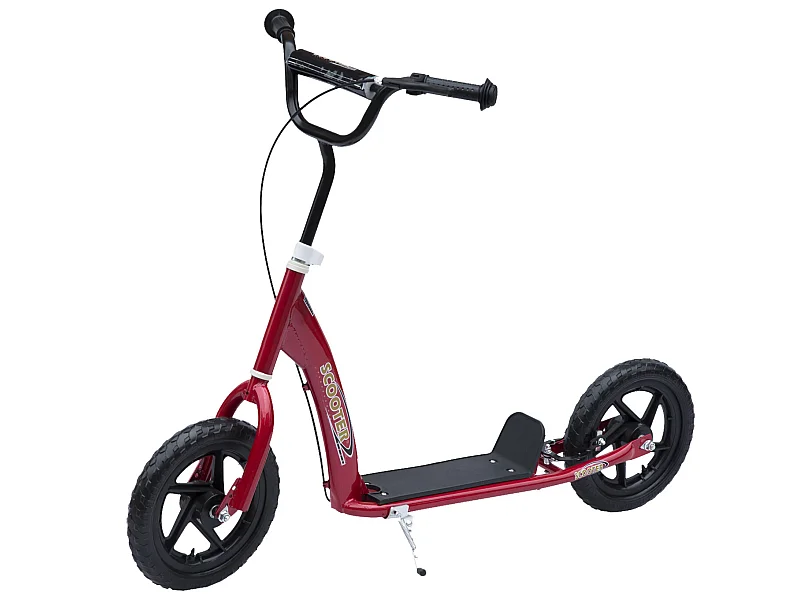 Patinete para niños rojo 120x52x88 cm HOMCOM