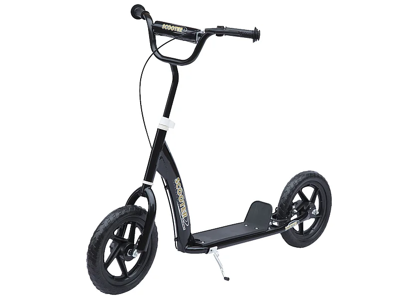 Patinete para niños negro 120x52x88 cm HOMCOM