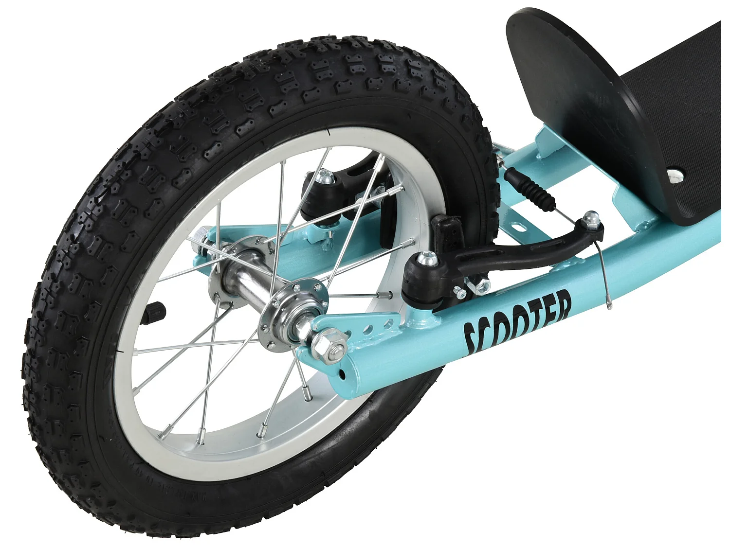 Patinete para niños azul 135x58x94 cm HOMCOM