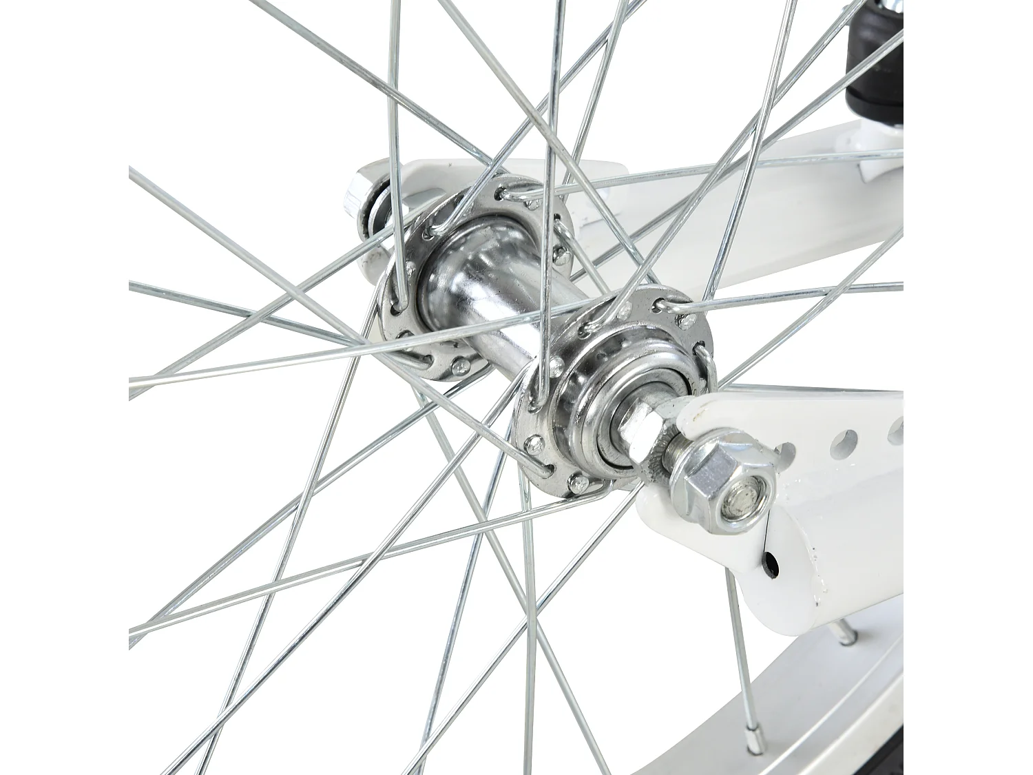 Patinete para niños blanco 139x58x96 cm HOMCOM