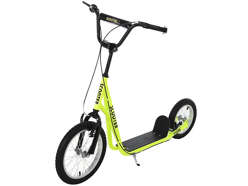 Patinete para niños amarillo 135x58x94 cm HOMCOM