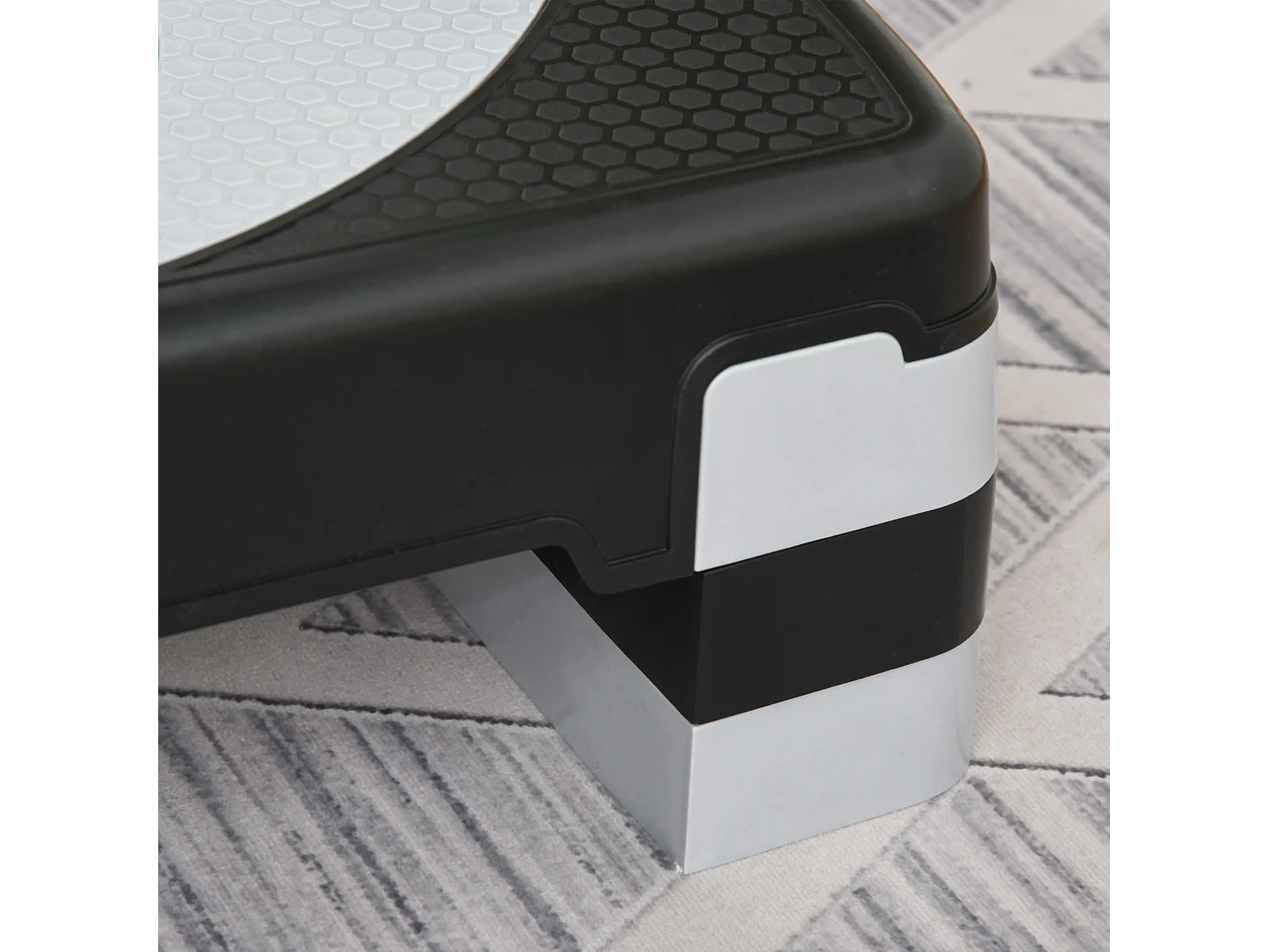 Step fitness negro 80x31x20 cm HOMCOM