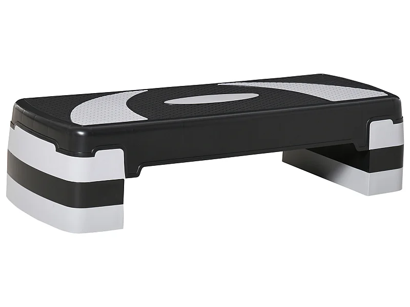 Step fitness negro 80x31x20 cm HOMCOM