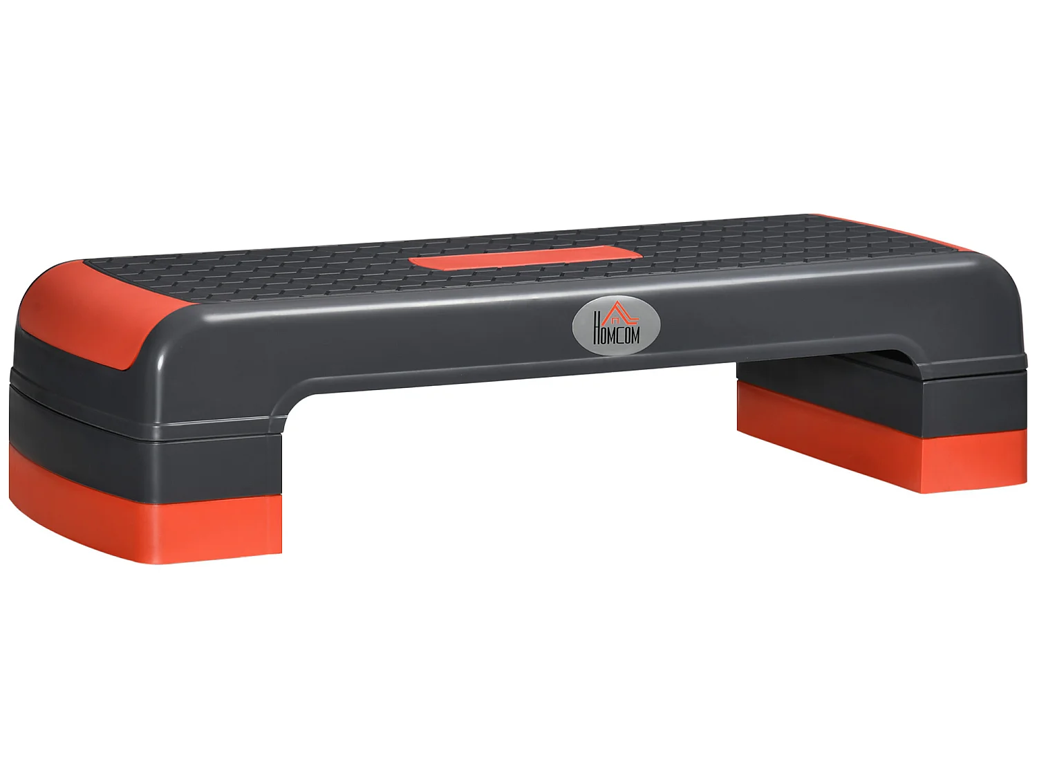 Step de aeróbic rojo 78x28x20 cm HOMCOM