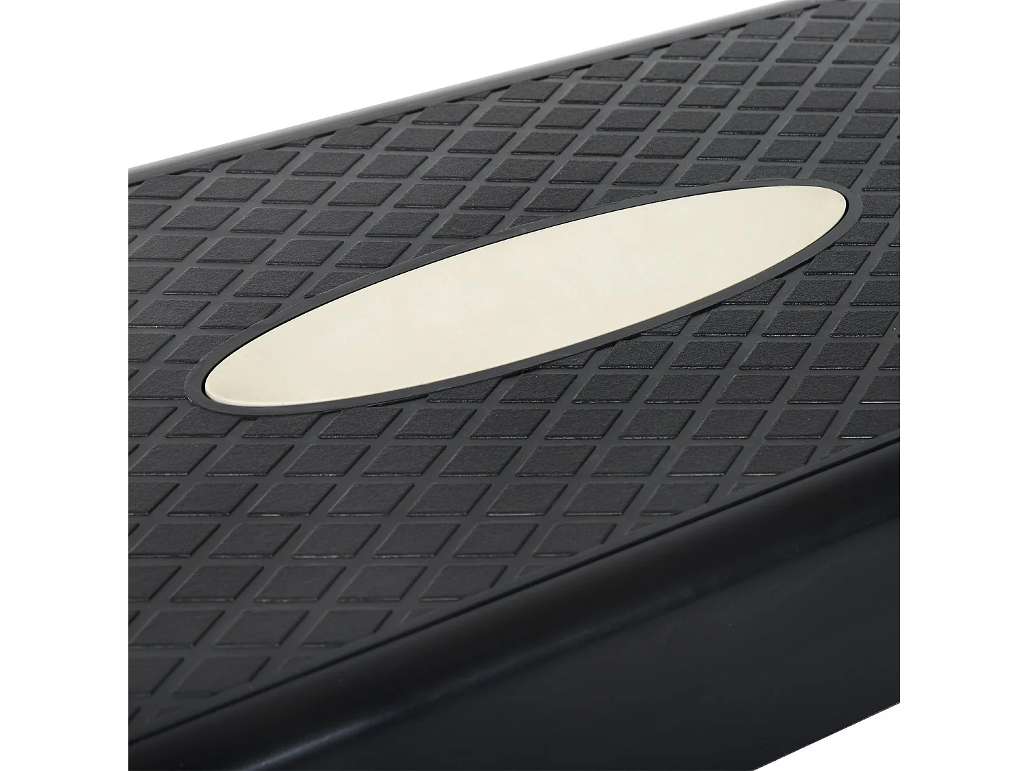 Step fitness negro, gris, rojo 68x29x15 cm HOMCOM