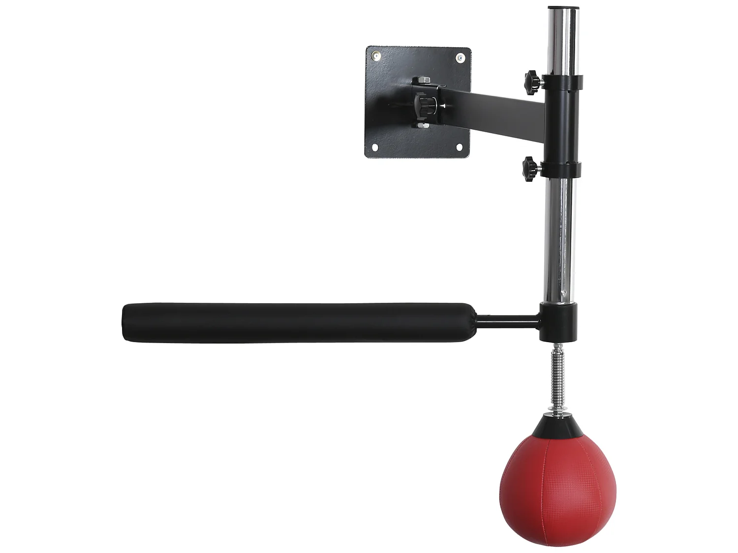 Bola de velocidad de pared negro y rojo 79x72x20 cm HOMCOM