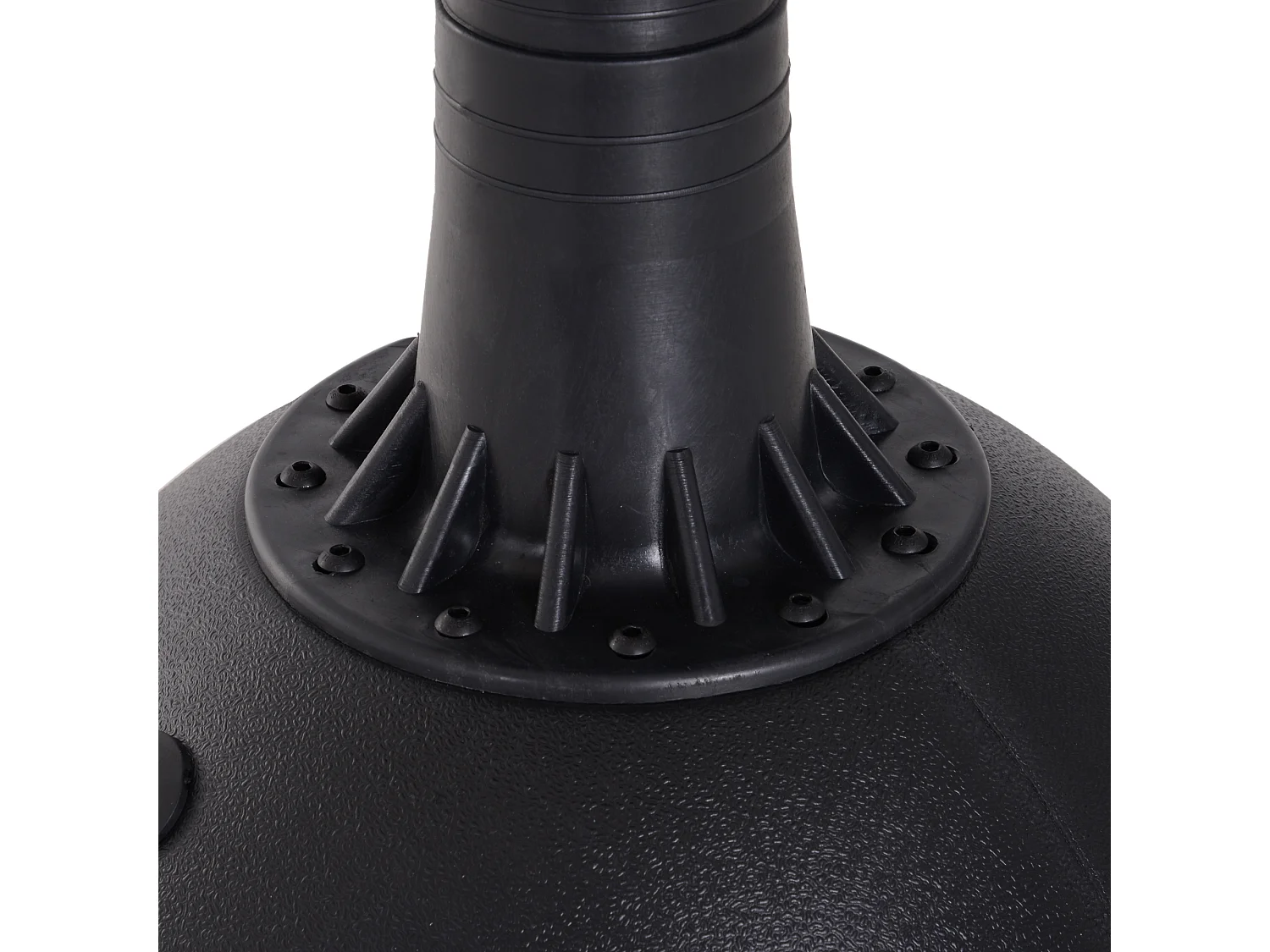 Saco de boxeo de pie negro 50x50x165cm HOMCOM