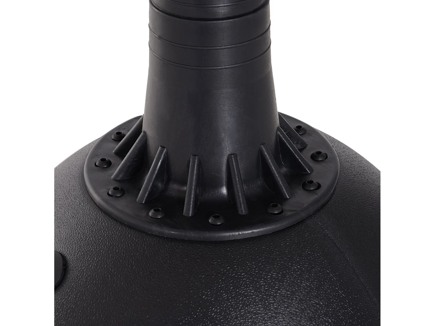 Saco de boxeo de pie negro 50x50x165cm HOMCOM