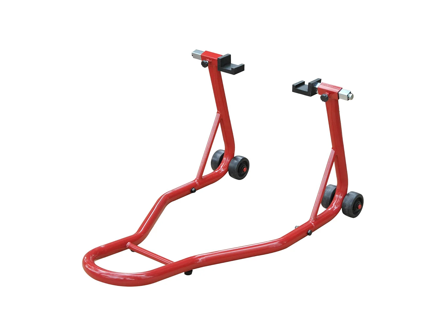 Caballete de moto rojo 80x50x40cm HOMCOM