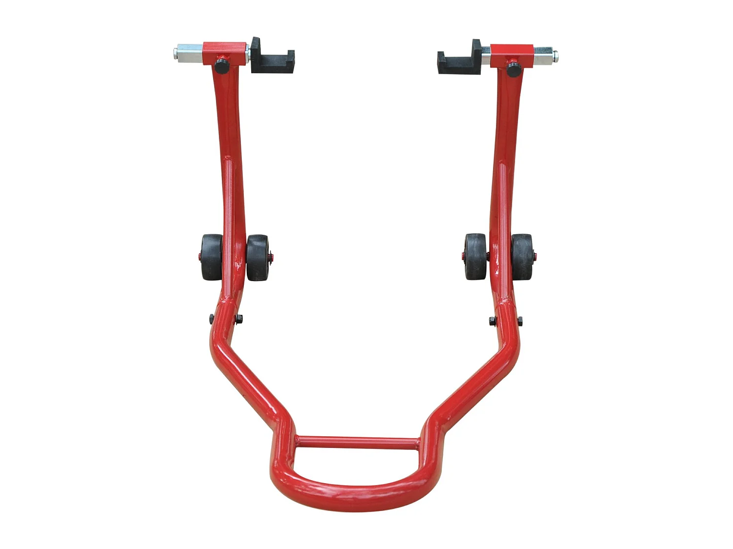 Caballete de moto rojo 80x50x40cm HOMCOM