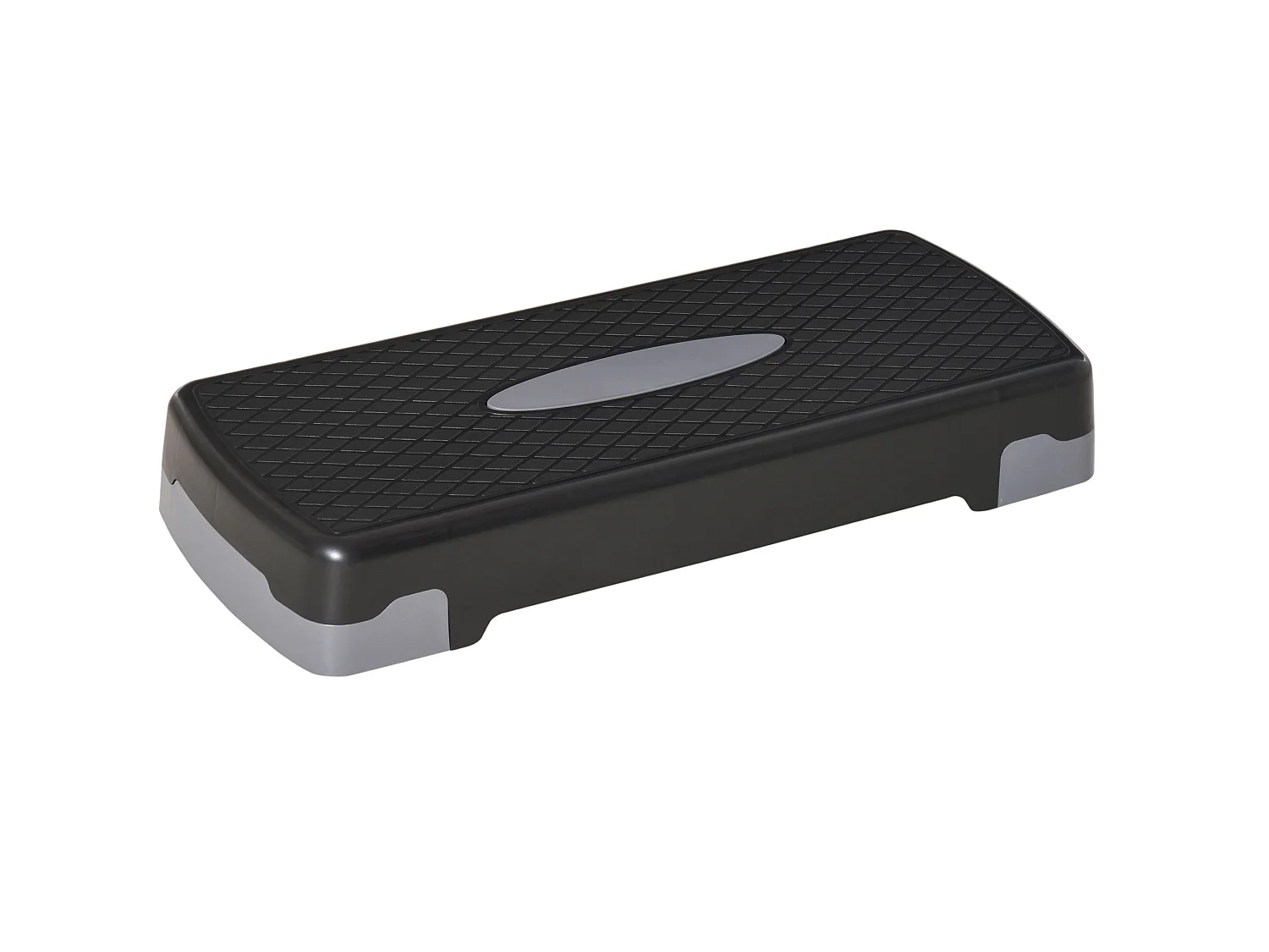 Step fitness negro y gris 68x29x15 cm HOMCOM