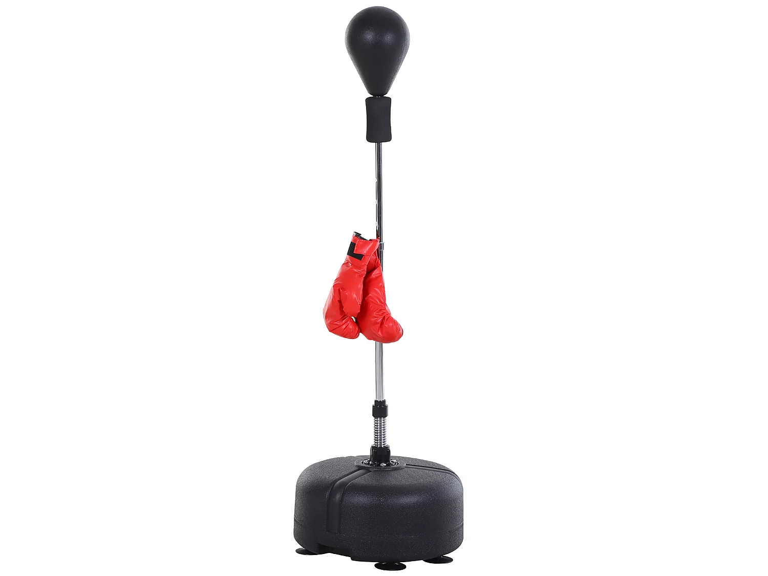 Saco de boxeo de pie negro ø48x154 cm HOMCOM