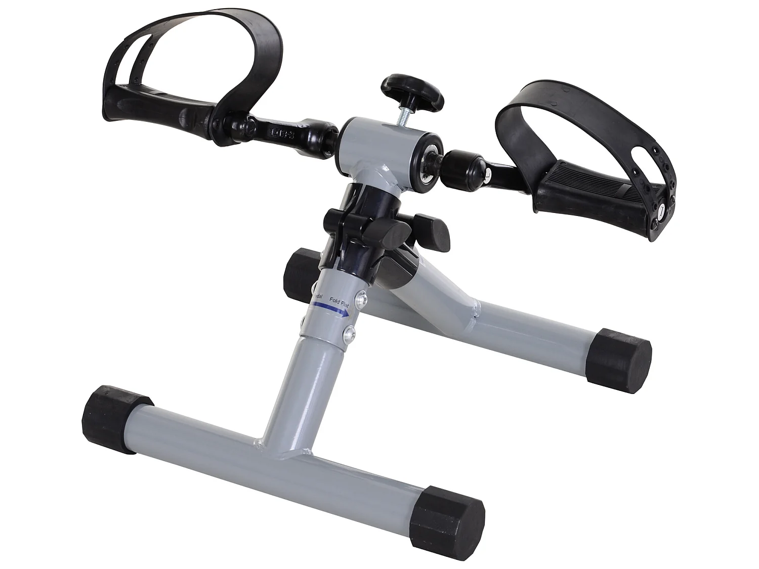 Mini bicicleta estática gris 33x34x32cm HOMCOM