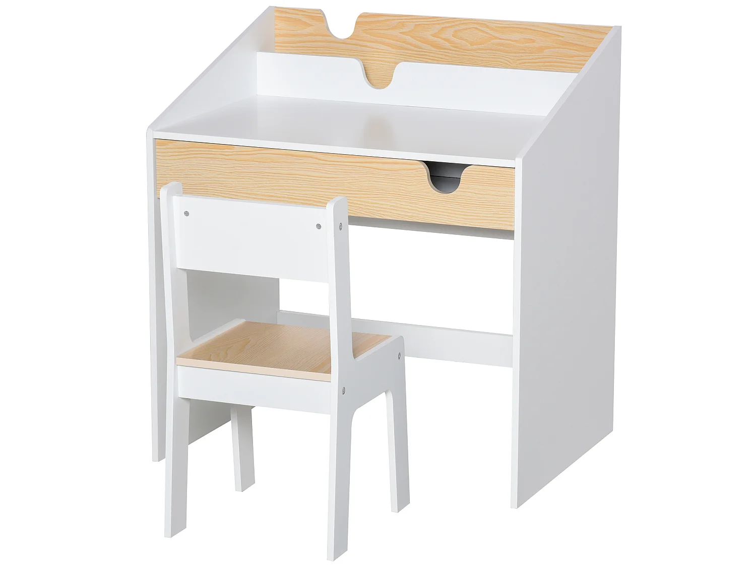 Escritorio para niños blanco 70x50x75 cm HOMCOM