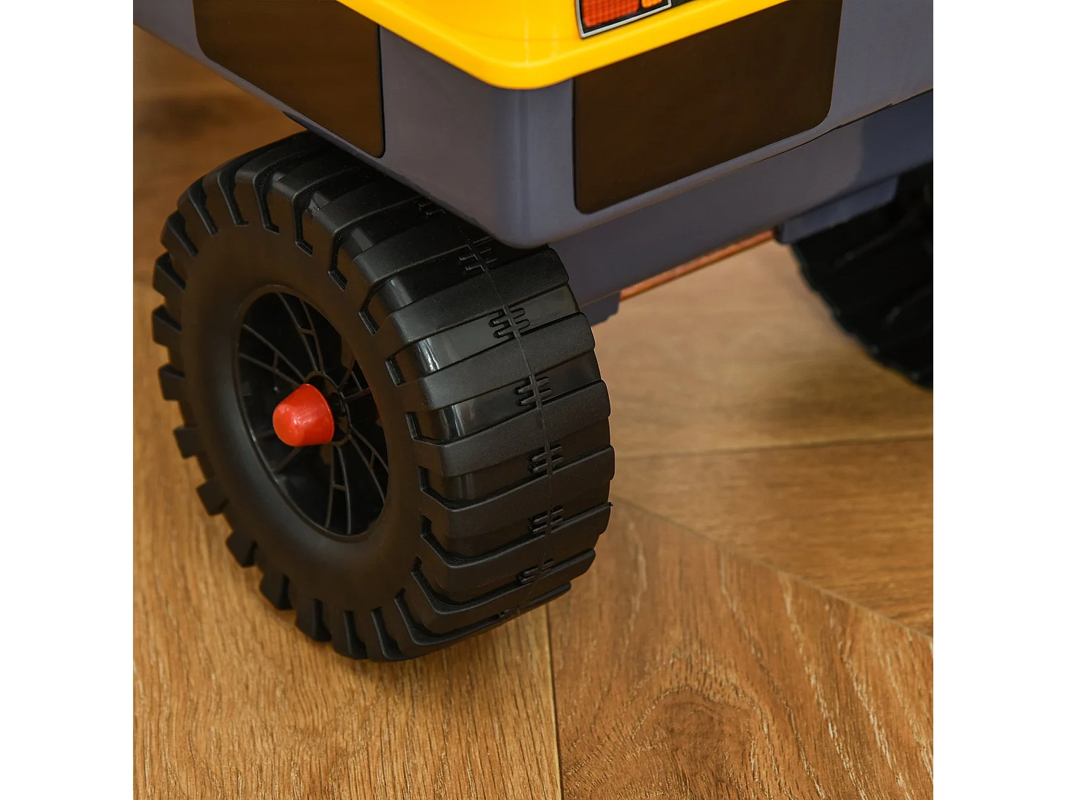 Tractor sin pedales infantil amarillo 90x28x58 cm HOMCOM