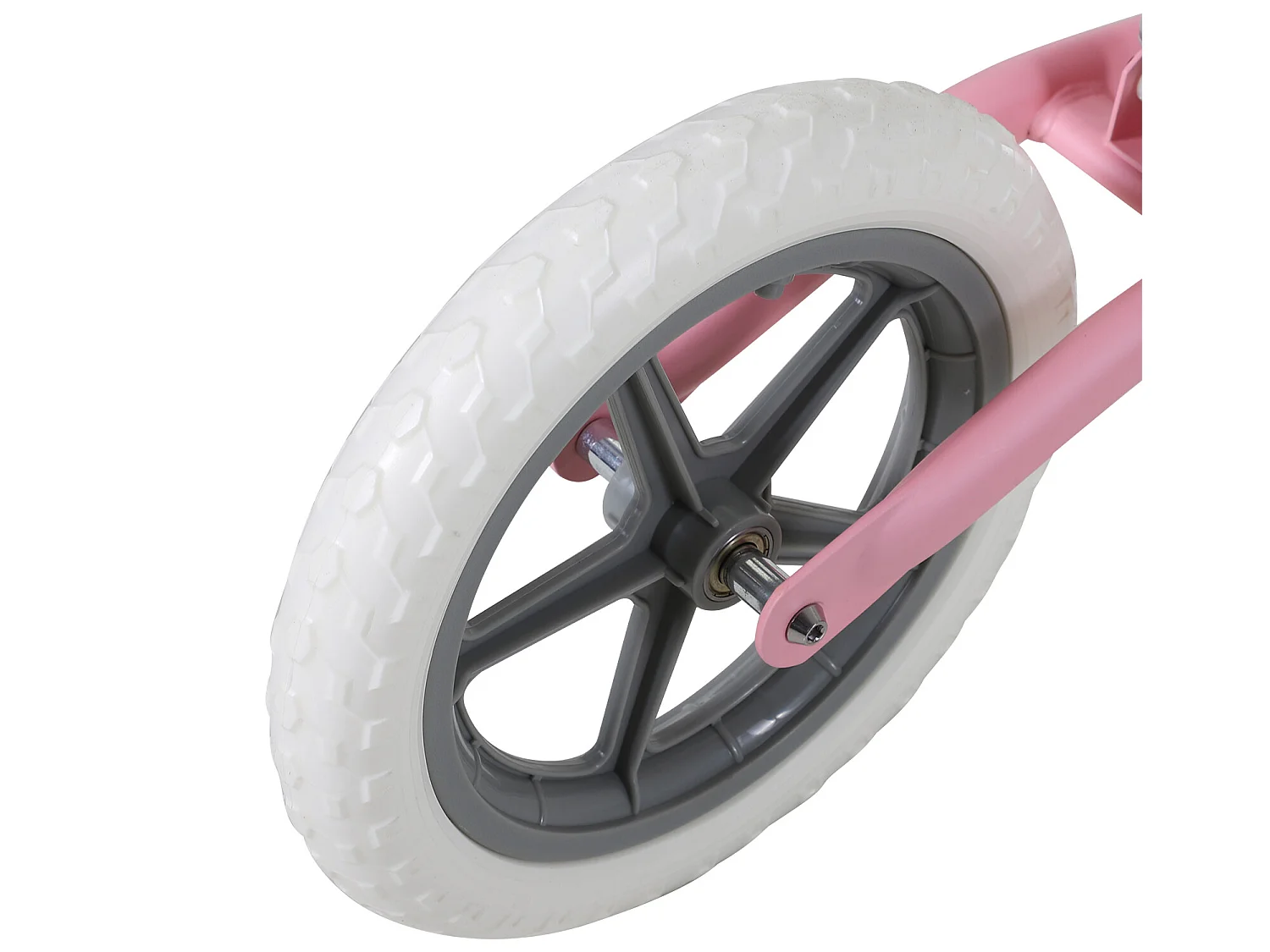 Bicicleta sin pedales rosa 85x36x54 cm HOMCOM