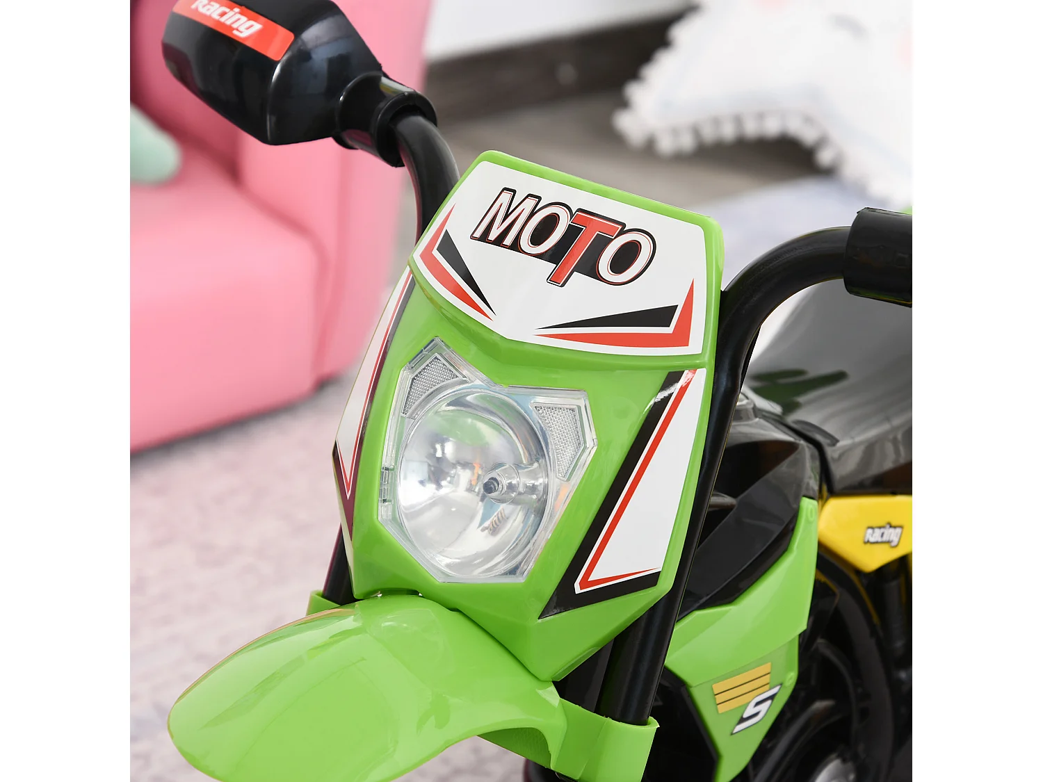 Triciclo para bebé verde 71x40x51 cm HOMCOM