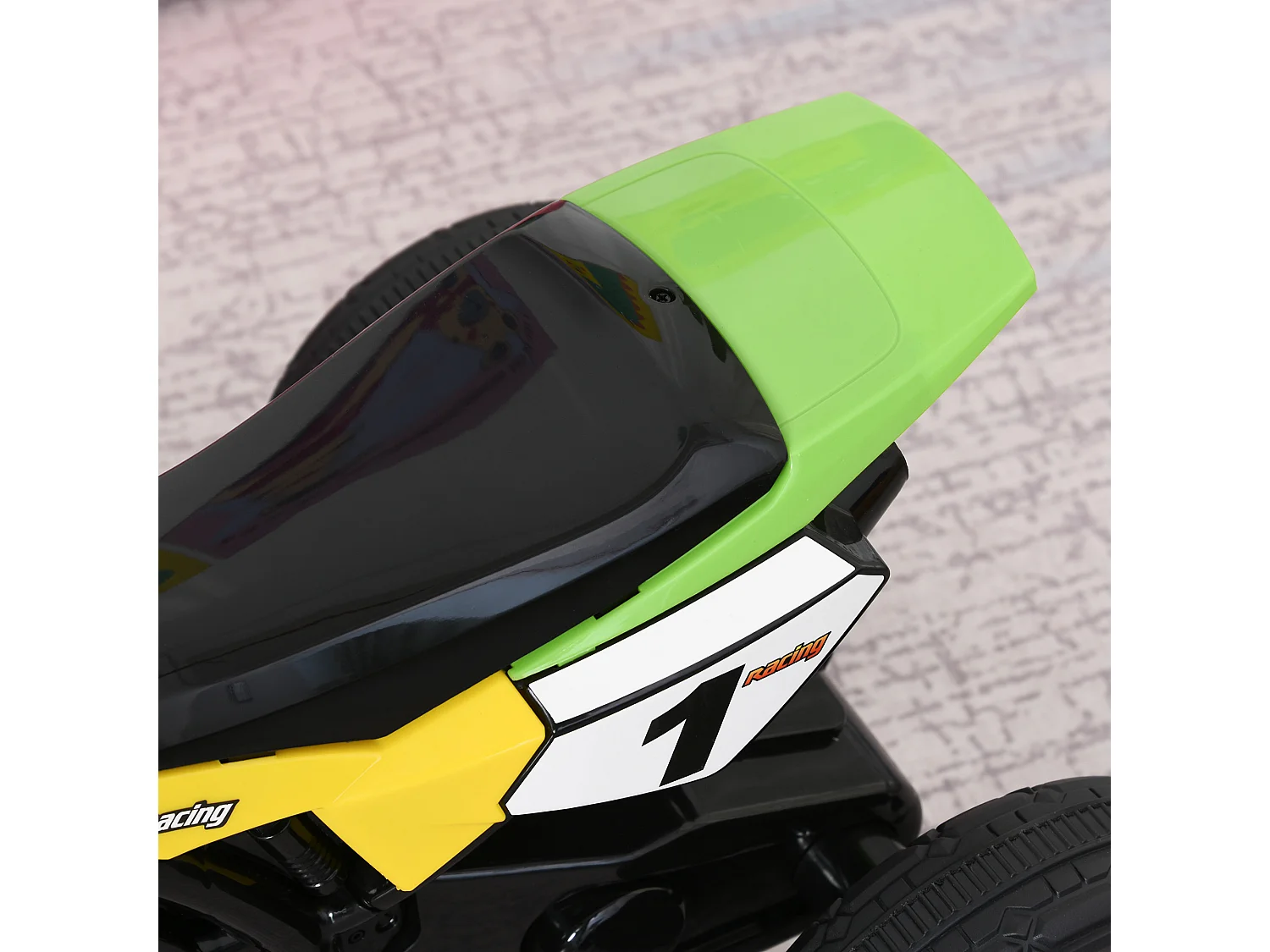 Triciclo para bebé verde 71x40x51 cm HOMCOM