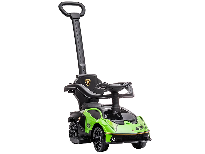 Correpasillos para niños verde y negro 86.5x40x89.5 cm AIYAPLAY