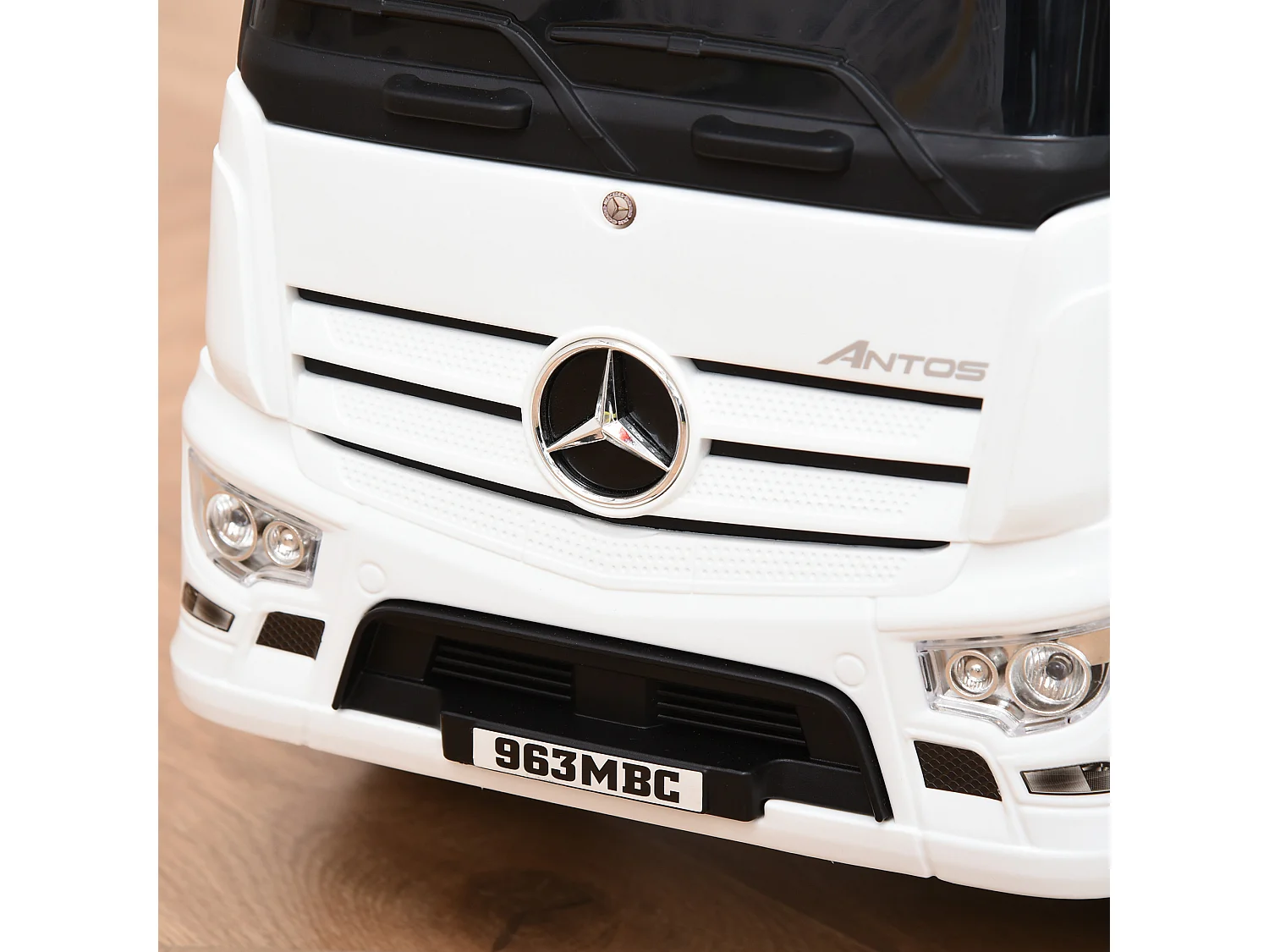 Coche correpasillos infantil blanco 62.5x28.5x45 cm HOMCOM