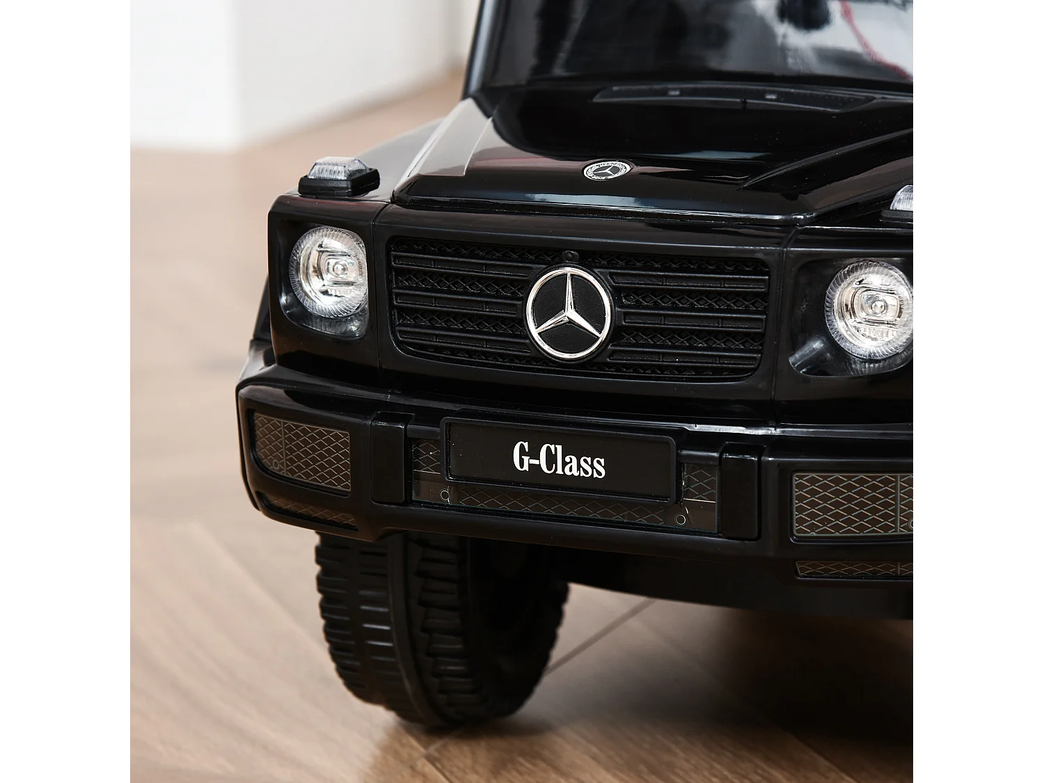 Correpasillos para niños negro 85.5x40.5x95 cm HOMCOM