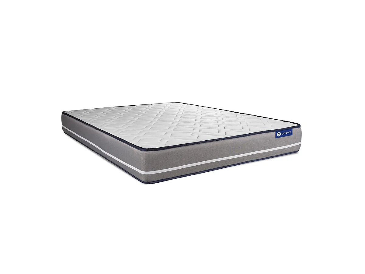 Lattenbodem en Actiflex pur matras 200x200cm , matrasdikte : 20 cm , pocketveren , stevig, 3 comfortzones