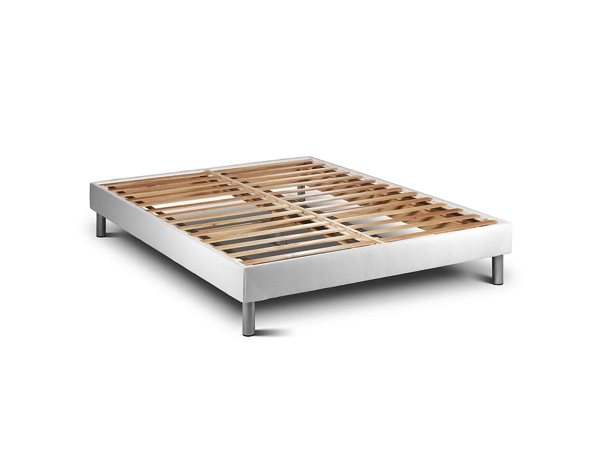 Ensemble VITALSPRING 160 x 200 cm sommier Kit blanc