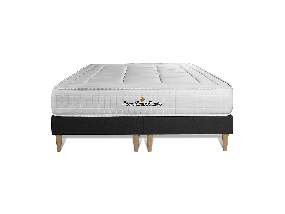 Ensemble matelas à mémoire de forme maxi épaisseur Balmoral 160x200 double sommier