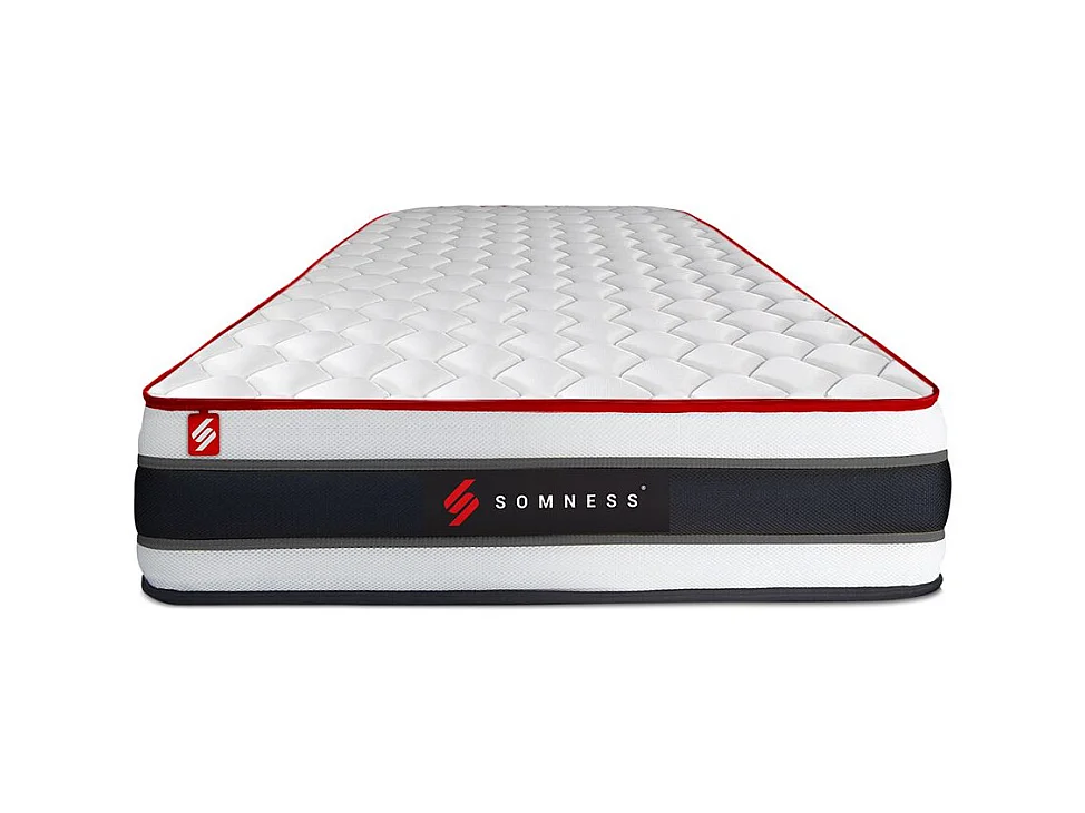 Ensemble sommier + matelas ENERGY ressorts ensachés et mémoire de forme 90x190