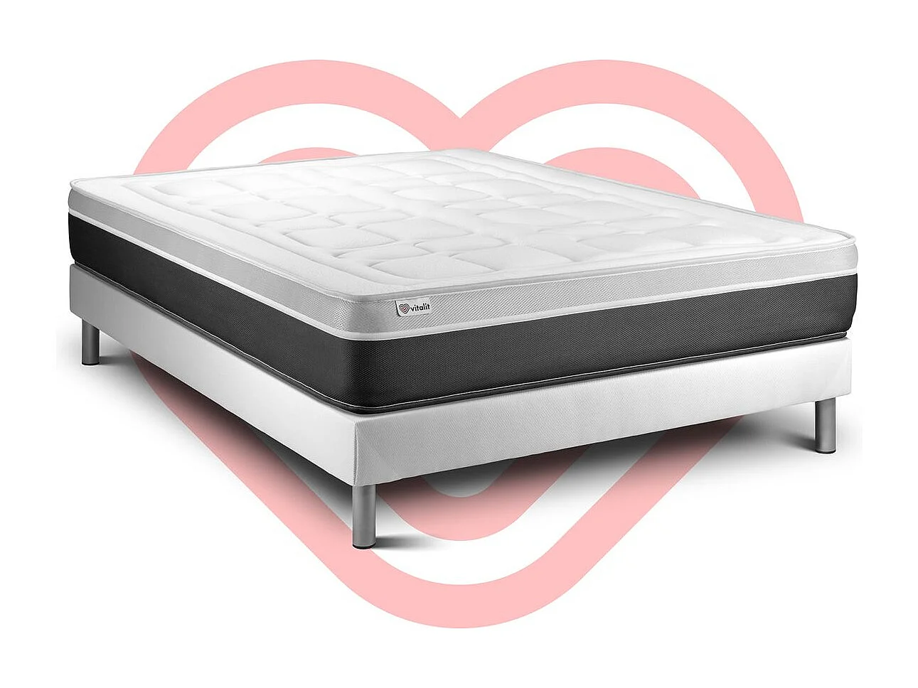 Matras en bodemset 180x200 cm - Vital Soft