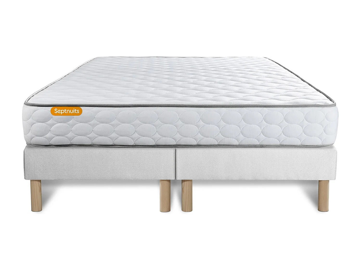 Ensemble matelas Mémoire de forme 160x200 + double sommier 80x200 Memo