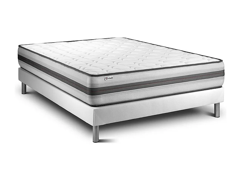 Conjunto VITAL POWER RECOVER 160 x 200 cm somier Kit blanco
