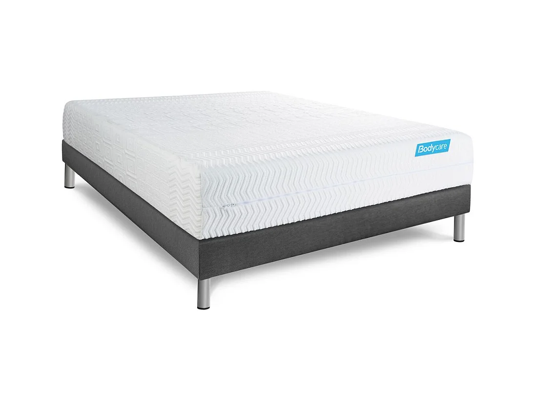 Pack BIOCARE 140x190 Mousse à mémoire de forme BIO 5 zones Maxi épaisseur + Couette + 2 oreillers