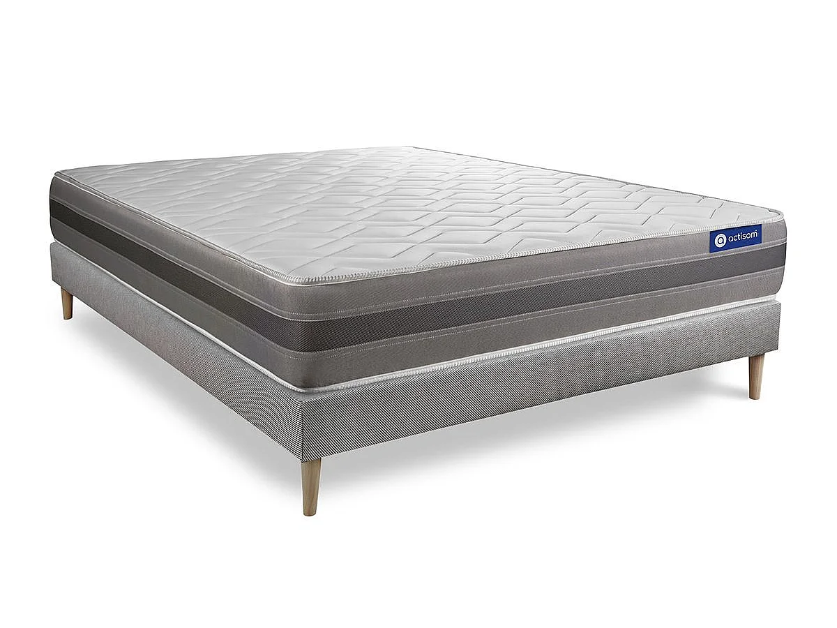 Materac Actimemo relax 200x200cm + zestaw podstawa lózka