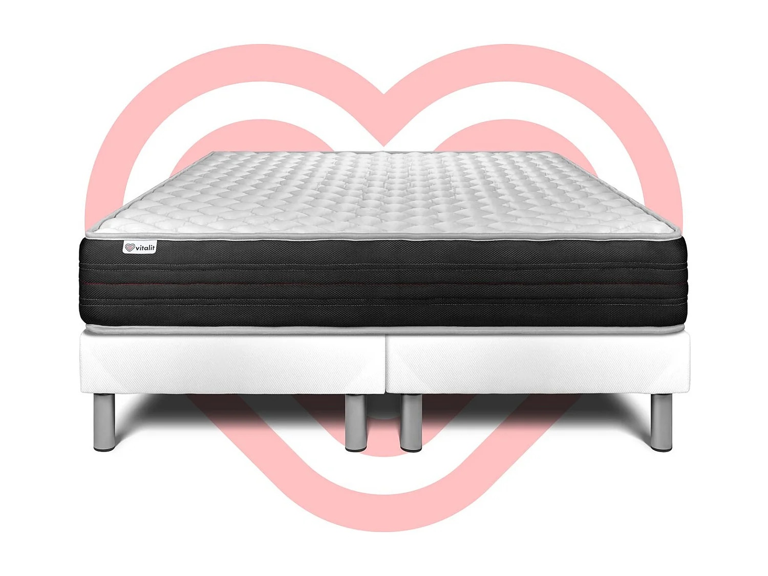 Ensemble VITALMEMO ONE 160 x 200 cm