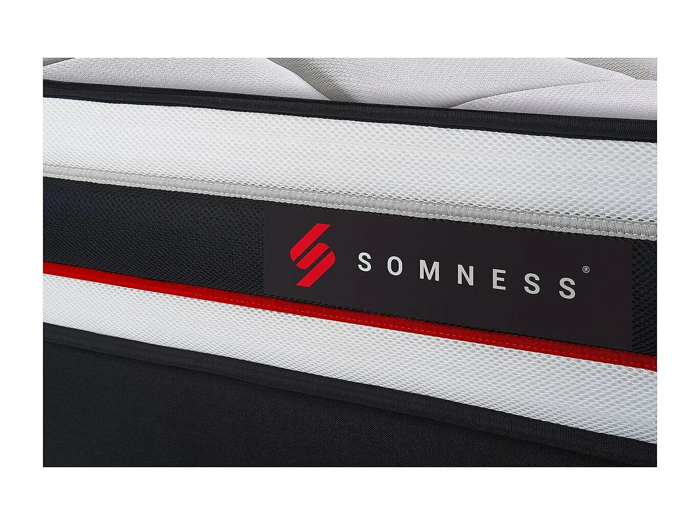 Ensemble 90x190 matelas FORM + sommier kit noir