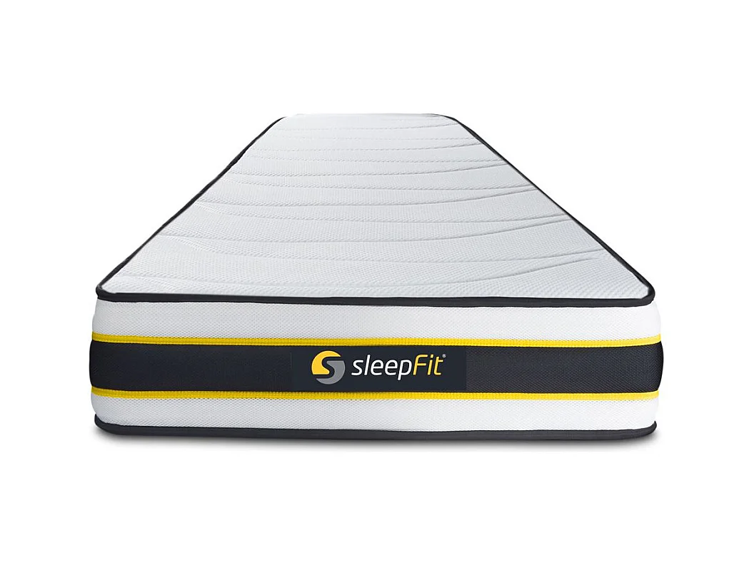 Ensemble 90x190 matelas FLEXY + sommier kit blanc