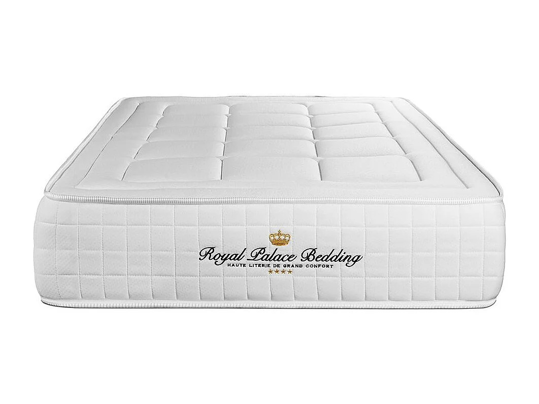 Ensemble Matelas à mémoire de forme maxi épaisseur Balmoral 90x190 sommier KIT noir