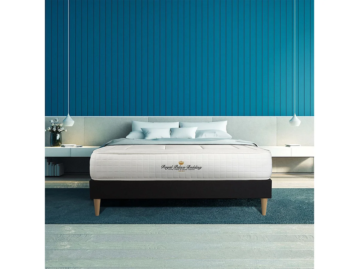 Ensemble matelas à mémoire de forme maxi épaisseur Balmoral 160x200