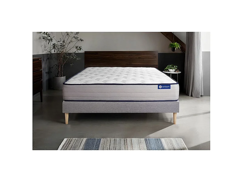 Kit rete e materasso matrimoniale Actimemo form 200x200cm - Spessore : 22cm- memory foam - rigido