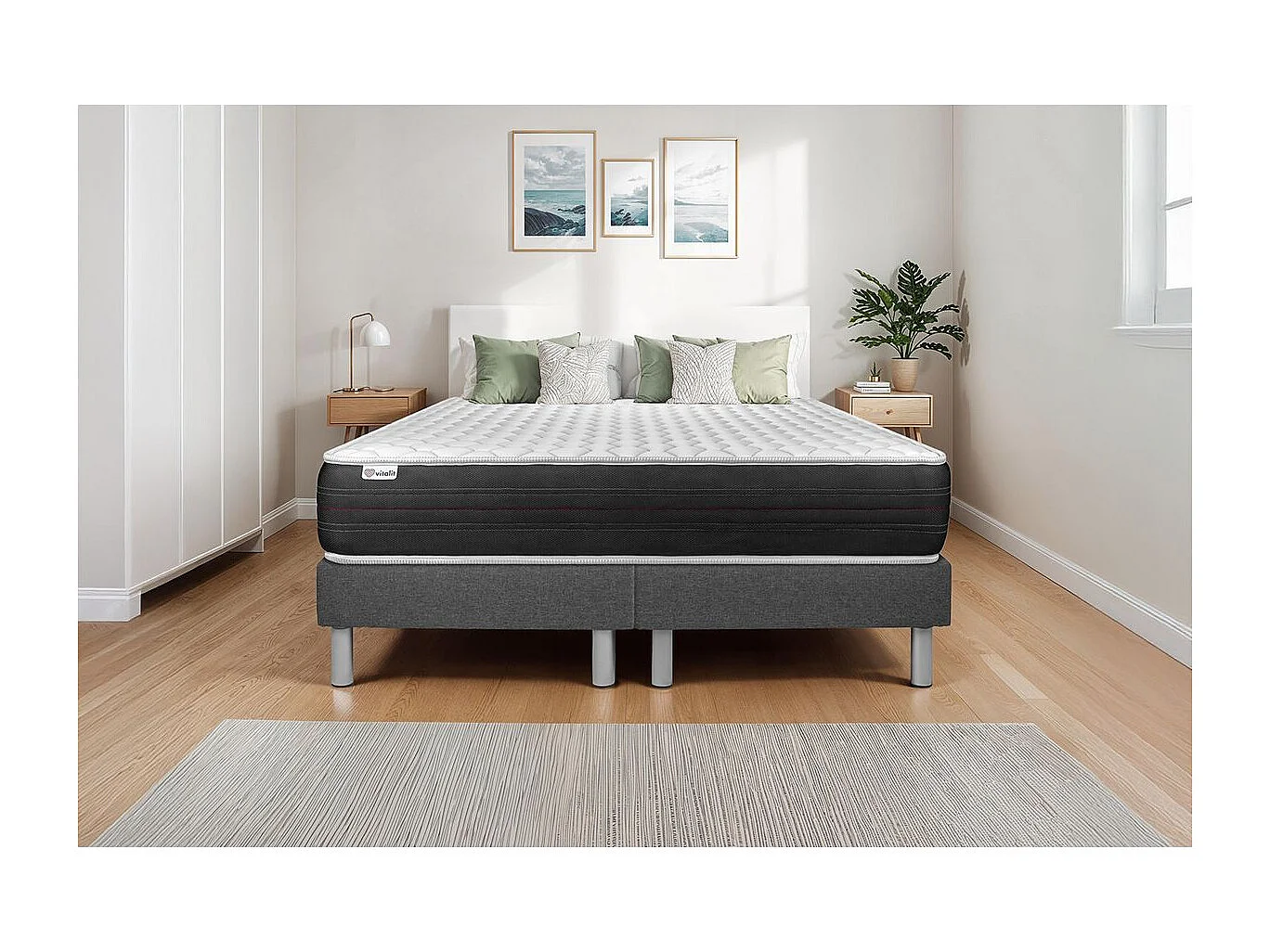 Ensemble VITALSPRING 200 x 200 cm
