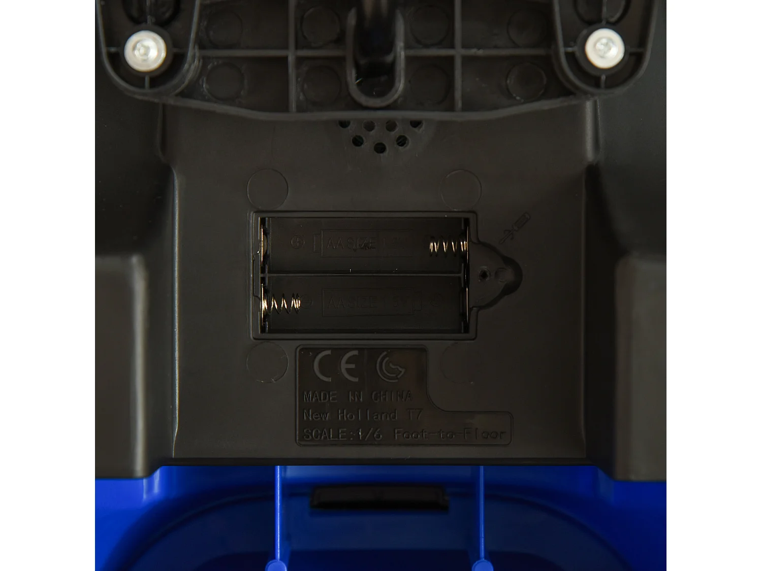 Tractor con remolque infantil azul 91x29x44 cm HOMCOM