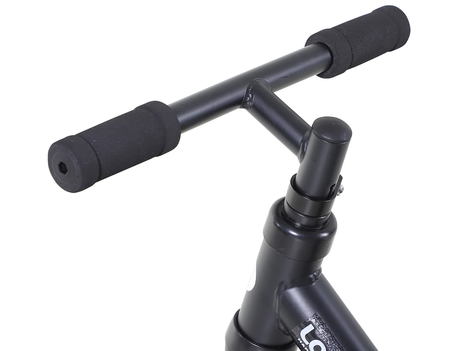 Bicicleta de equilibrio negro 85x36x54cm HOMCOM