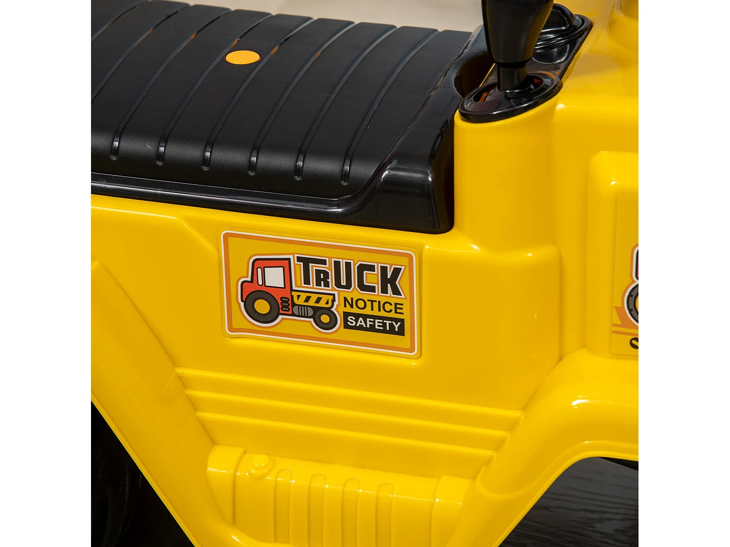Tractor sin pedales amarillo 86x27.5x47.5 cm HOMCOM